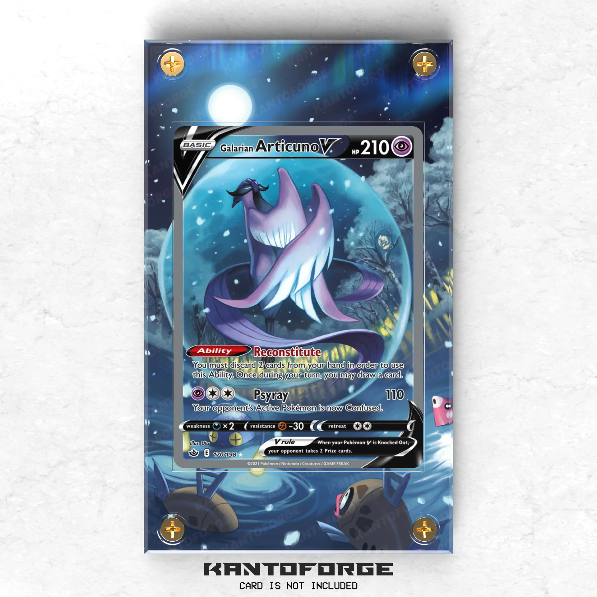 Galarian Articuno V 170/198 - Pokémon Extended Artwork Display Case