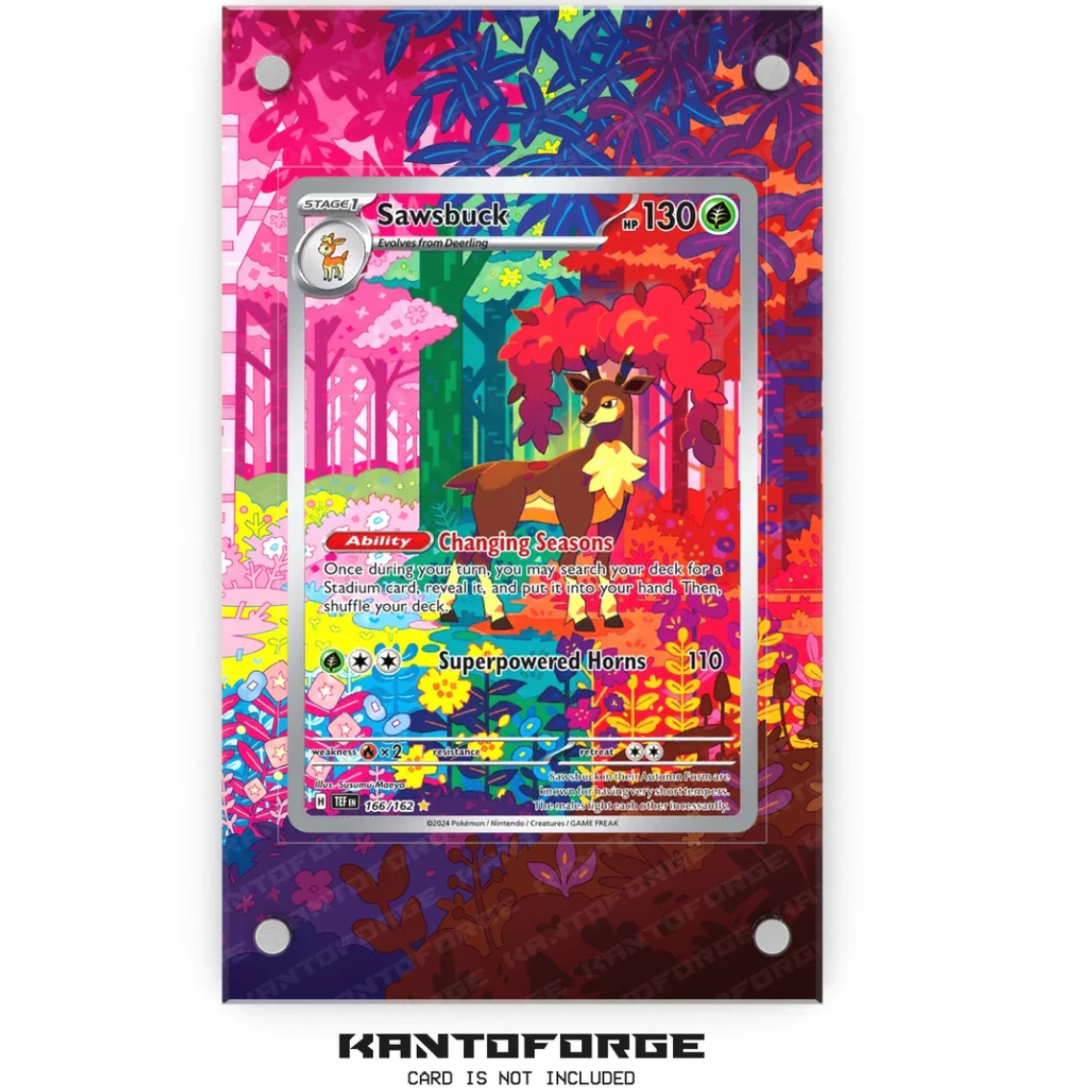 Sawsbuck 166/162 - Pokémon Extended Artwork Display Case