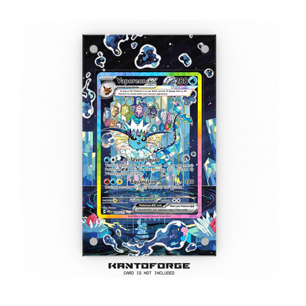 Vaporeon ex 149/131 - Pokémon Extended Artwork Display Case