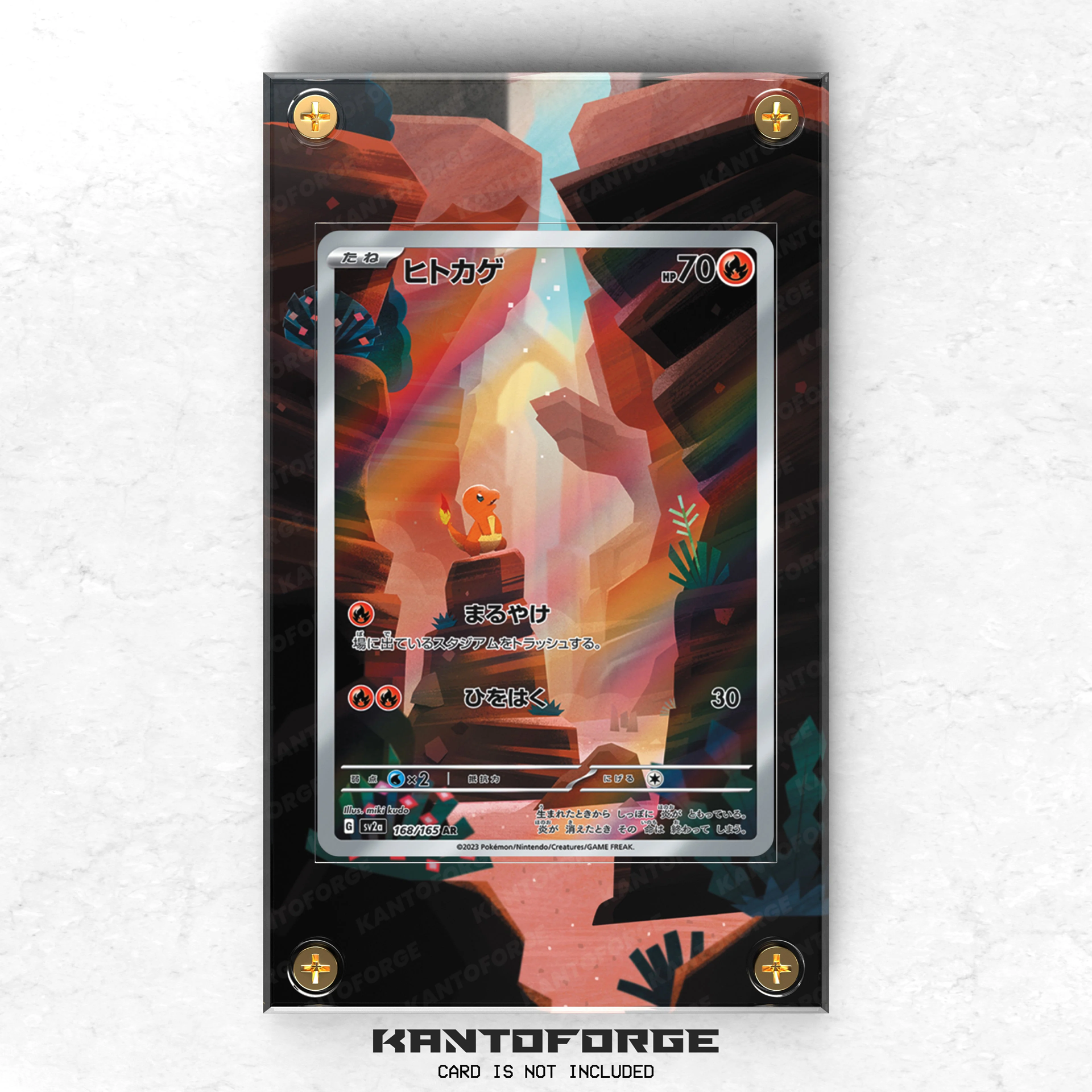 Charmander 168/165 - Pokémon Extended Artwork Display Case