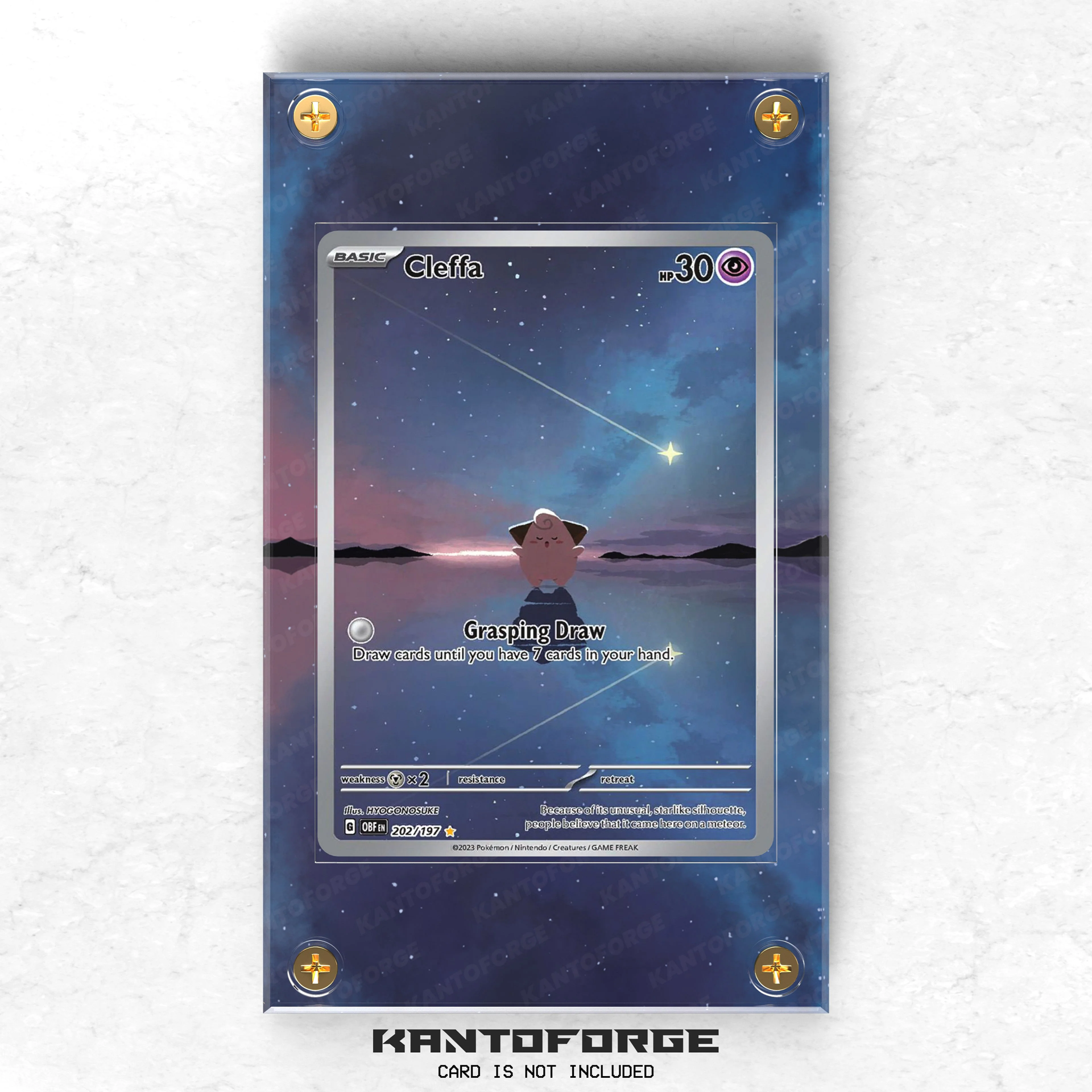 Cleffa 202/197 - Pokémon Extended Artwork Display Case