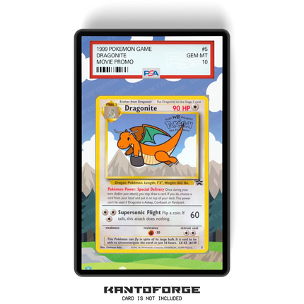 Dragonite 005 - PSA Size Graded Card Case Extended Artwork Display with GradeGuardian Protection