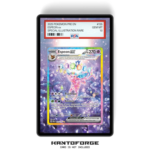 Espeon ex 155/131 - PSA Size Graded Card Case Extended Artwork Display with GradeGuardian Protection