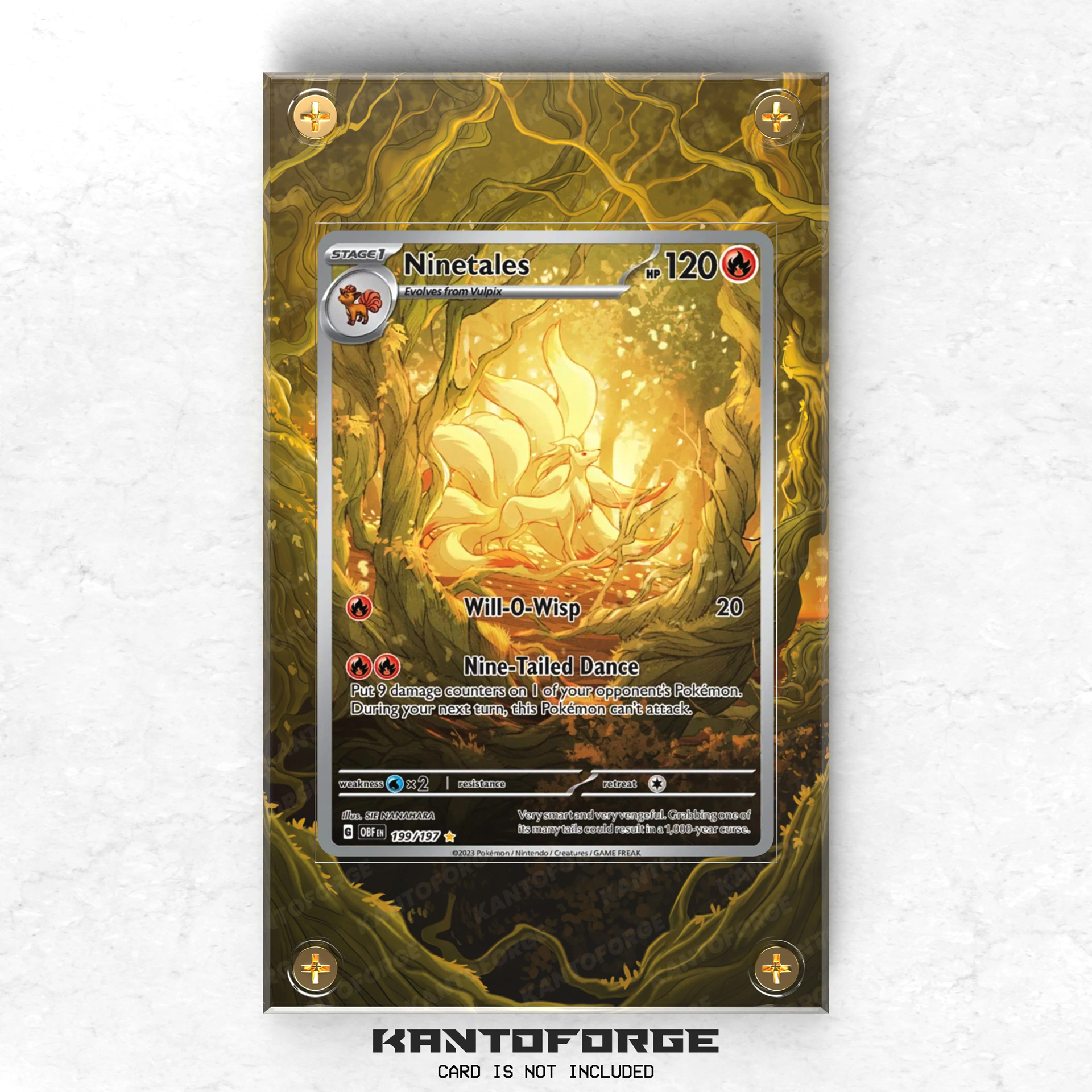 Ninetales 199/197 - Pokémon Extended Artwork Display Case