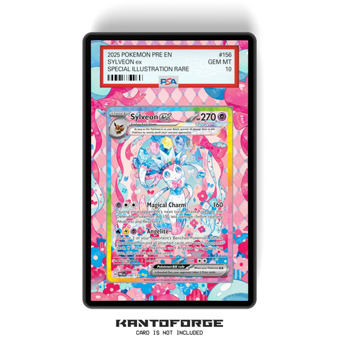 Sylveon ex 156/131 - PSA Size Graded Card Case Extended Artwork Display with GradeGuardian Protection