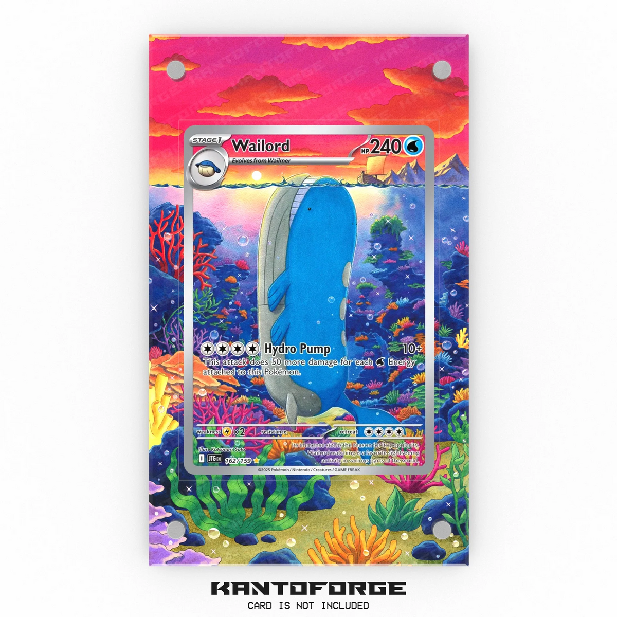 Wailord 162/159 - Pokémon Extended Artwork Display Case