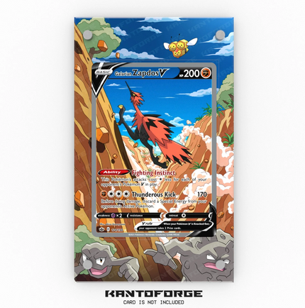 Galarian Zapdos V 174/198 - Pokémon Extended Artwork Display Case